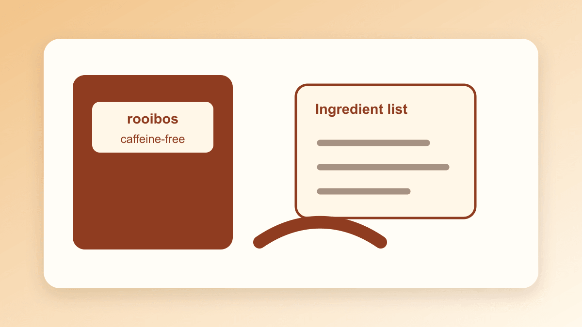 chamomile tea bags guide ingredient label and tea bags