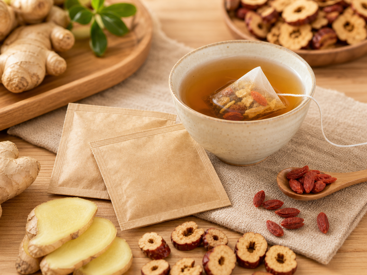 Ginger Herbal Tea Bags